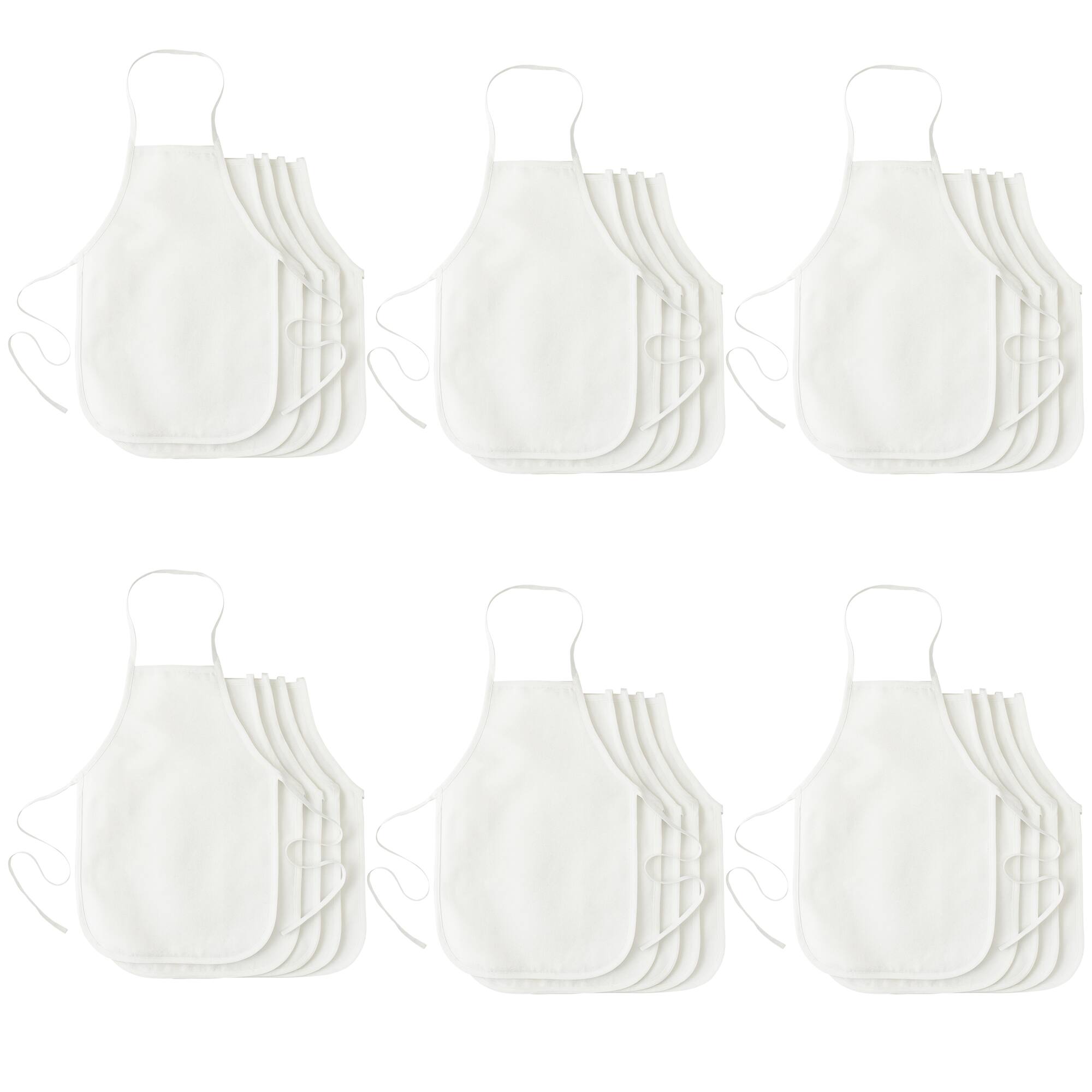 6 Packs: 5 ct. (30 total) Child Aprons by Make Market®